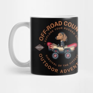 Dachshund Off-Road Adventure Mug